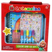 Wholesale - COCOMELON COLOR & GO STATIONERY SET C/P 12, UPC: 191537131142